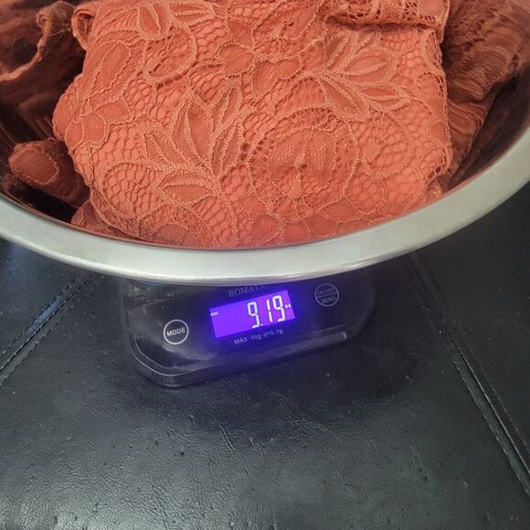 B. Darlin Lace Fit & Flare Dress 5/6 Sleeveless Terracotta Occasion - Picture 9 of 9